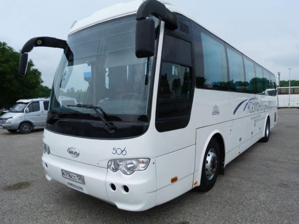 Трансфер Аэропорт Мин Воды- Архыз  Автобус марки Кинг-Лонг,Джак, Ютонг вместимостью от 30 до 45 мест