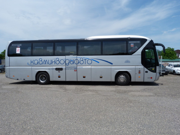 Трансфер Аэропорт МинВоды - Архыз Автобус марки Кинг-Лонг,Джак, Ютонг вместимостью от 47 до 53 мест